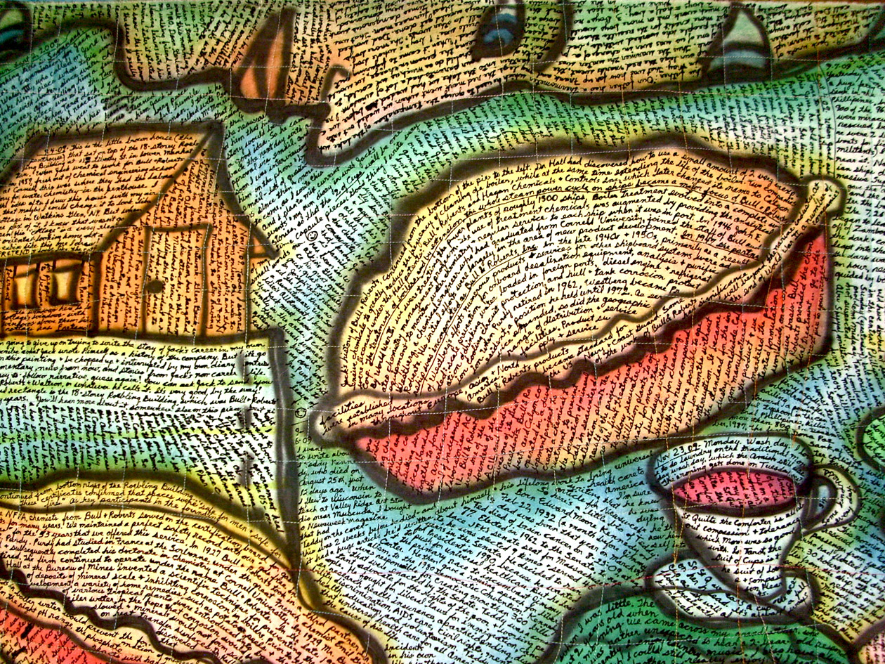 Savannah - Two of Cups. detail view. Susan Shie 2009.